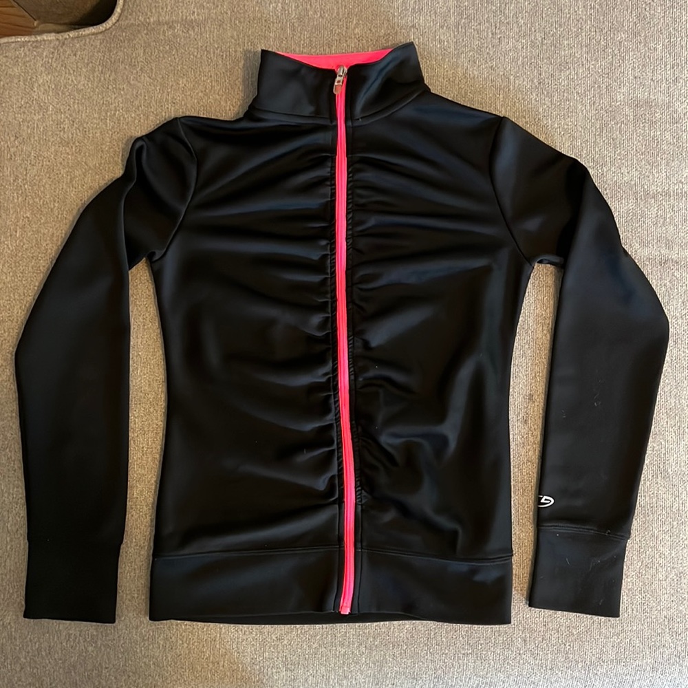 C9 by Champion Duo Dry Zip Up | Girls Size L (10 / 12) | Black Pink